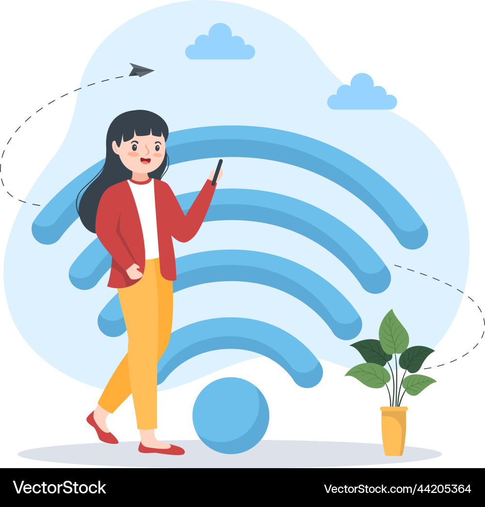 Intranet internet network connection technology Vector Image