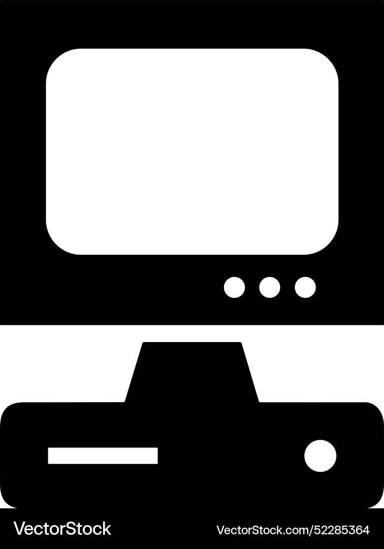 Technology and computer icon symbol image Vector Image