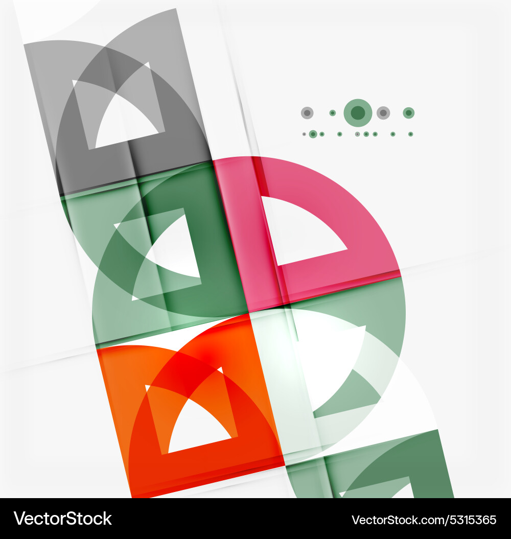 Semicircle triangle pattern Vector Image
