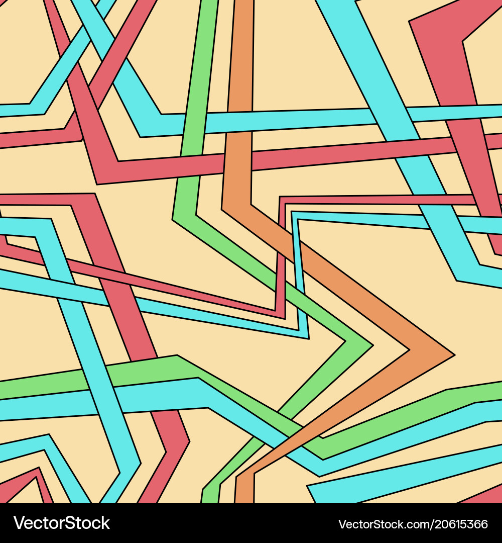 Abstract colored background with parallel lines Vector Image