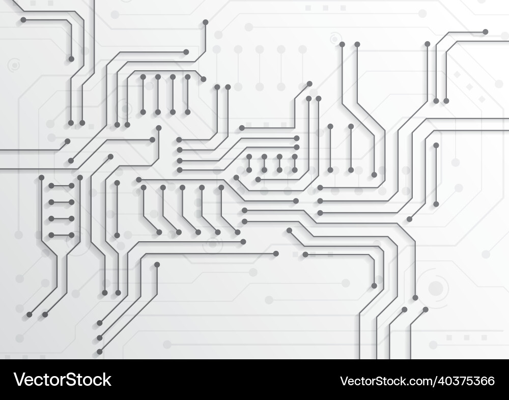 Circuit technology background with hi-tech digital Circuit technology background with hi-tech digital vector image