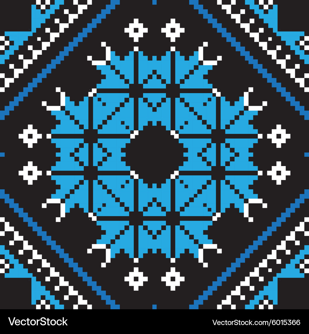 Ethnic Ornament Seamless Pattern Royalty Free Vector Image