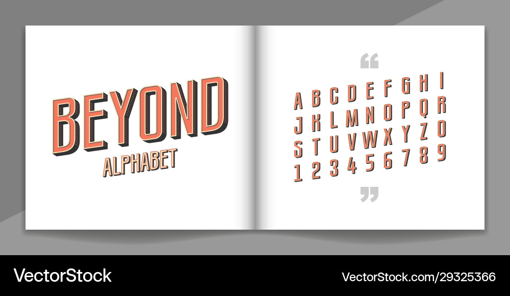 Retro font and alphabet set lettering design Retro font and alphabet set lettering design Vector Image