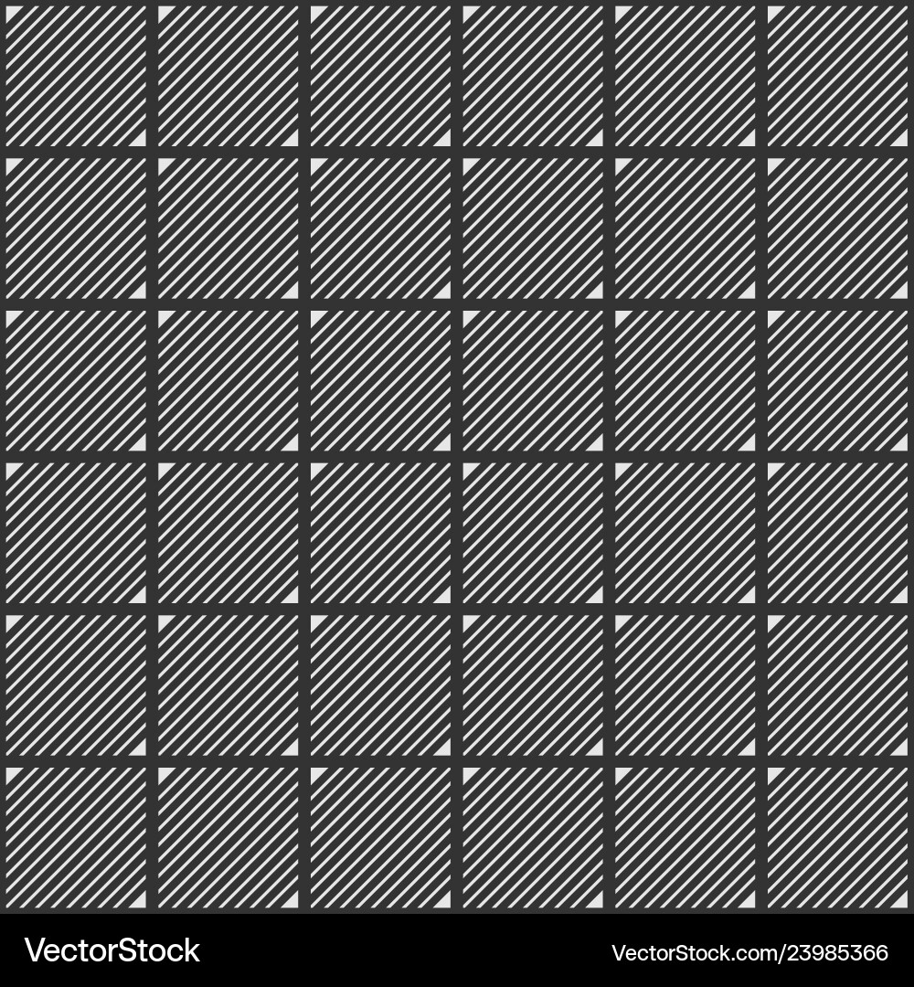 Seamless pattern of striped squares with filled Vector Image
