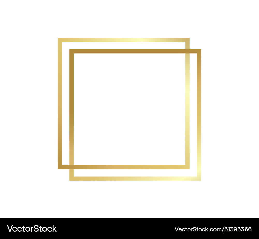 Square frame geometric abstract element Square frame geometric abstract element vector image