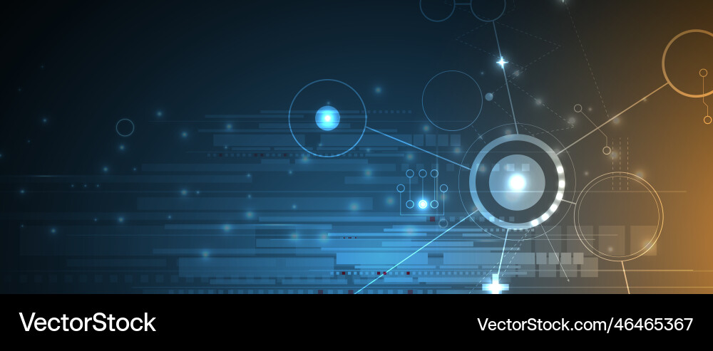 Abstract futuristic circuit computer internet Vector Image
