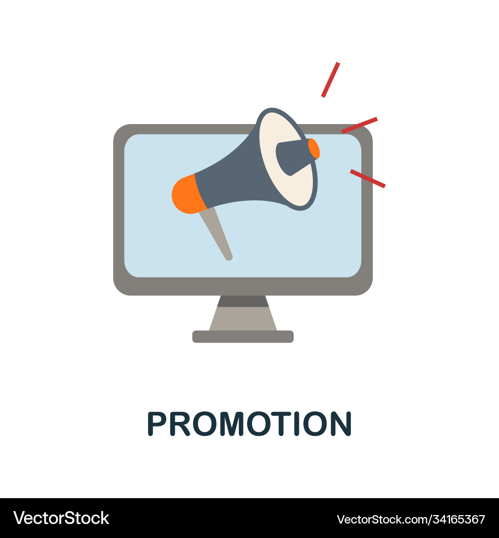 Promotion icon simple element from branding Vector Image