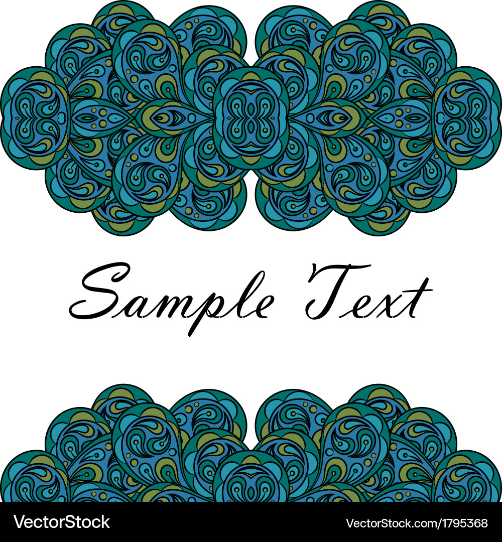 Abstract card Vector Image