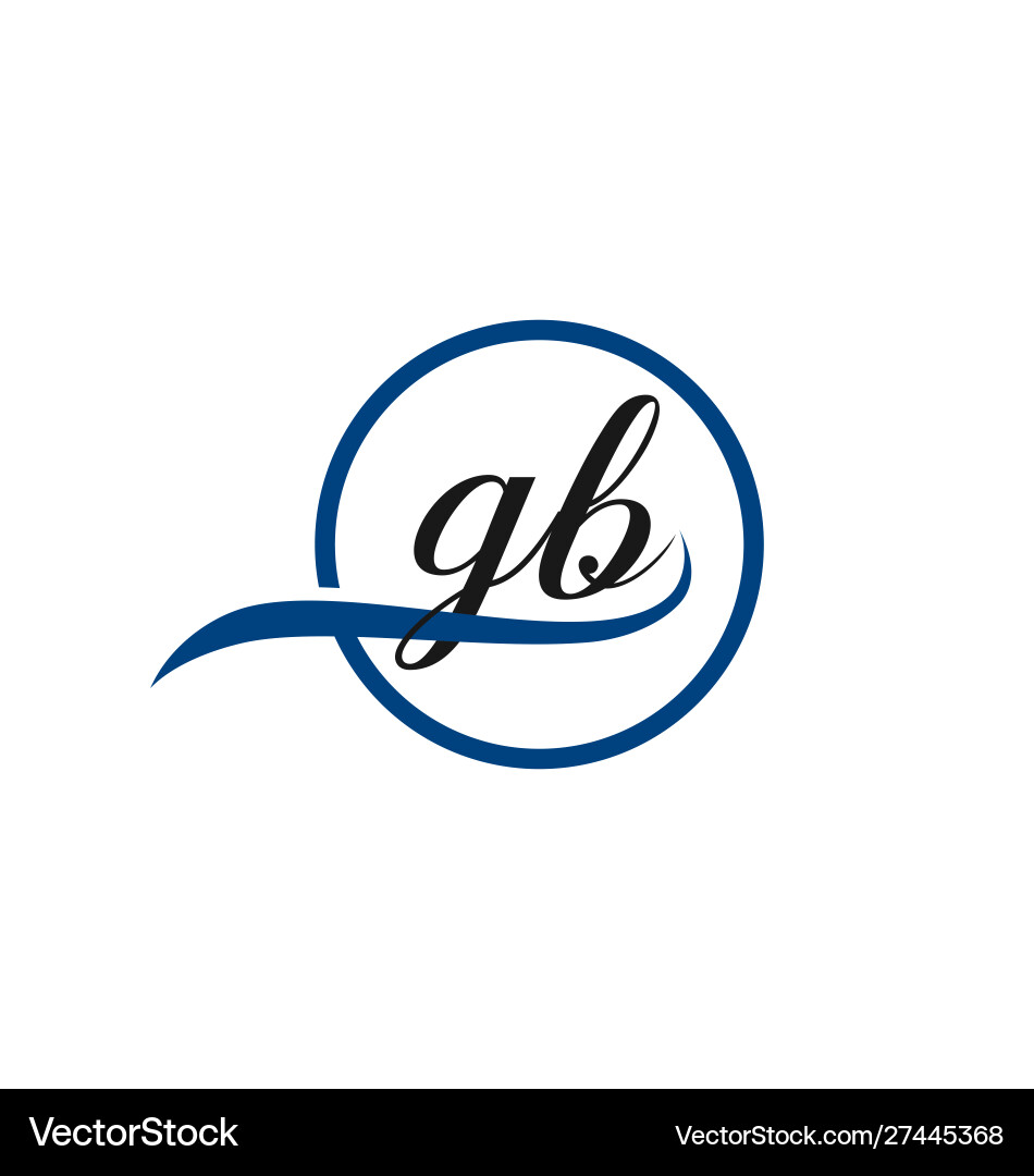 Gb logo Vector Image