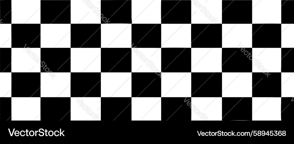 Simple square checkerboard pattern design Vector Image
