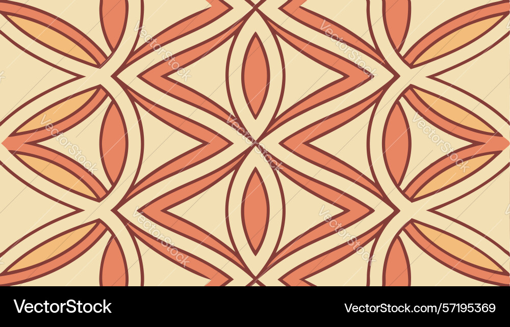 Abstract geometric pattern modern interlocking vector image