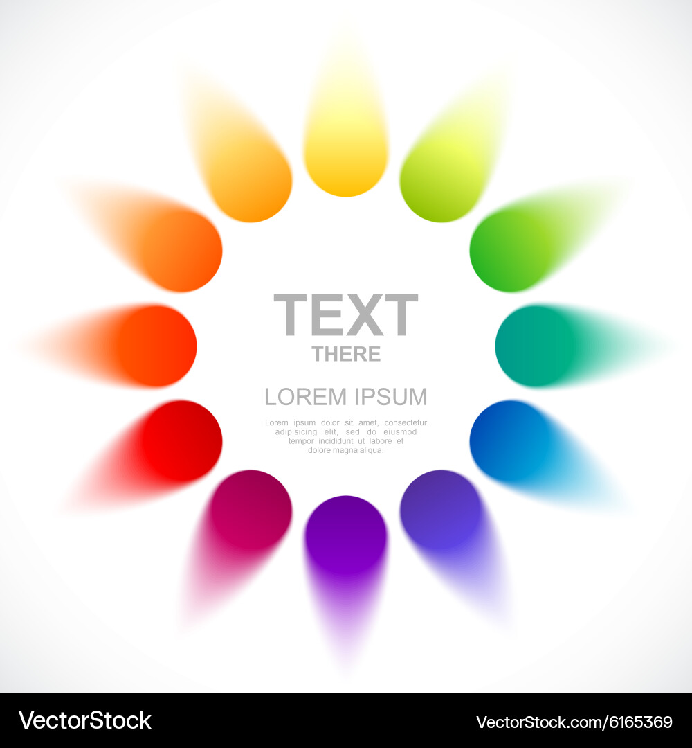 Chromatic Color Spectrum vector image