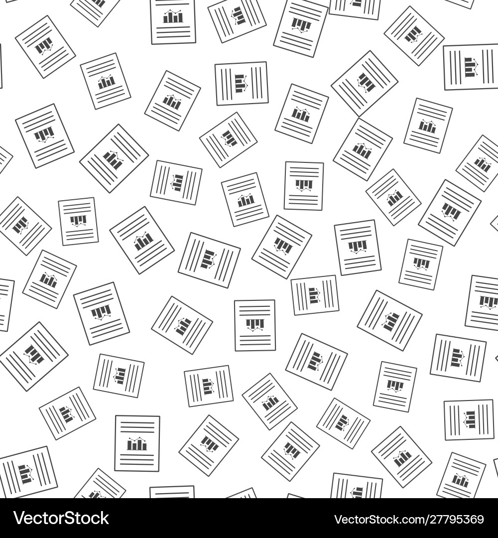 Document icon with growth rate and text endless Document icon with growth rate and text endless Vector Image