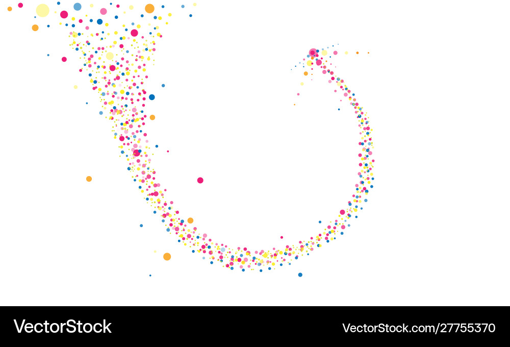 Abstract arrow multi color random dots background Abstract arrow multi color random dots background Vector Image
