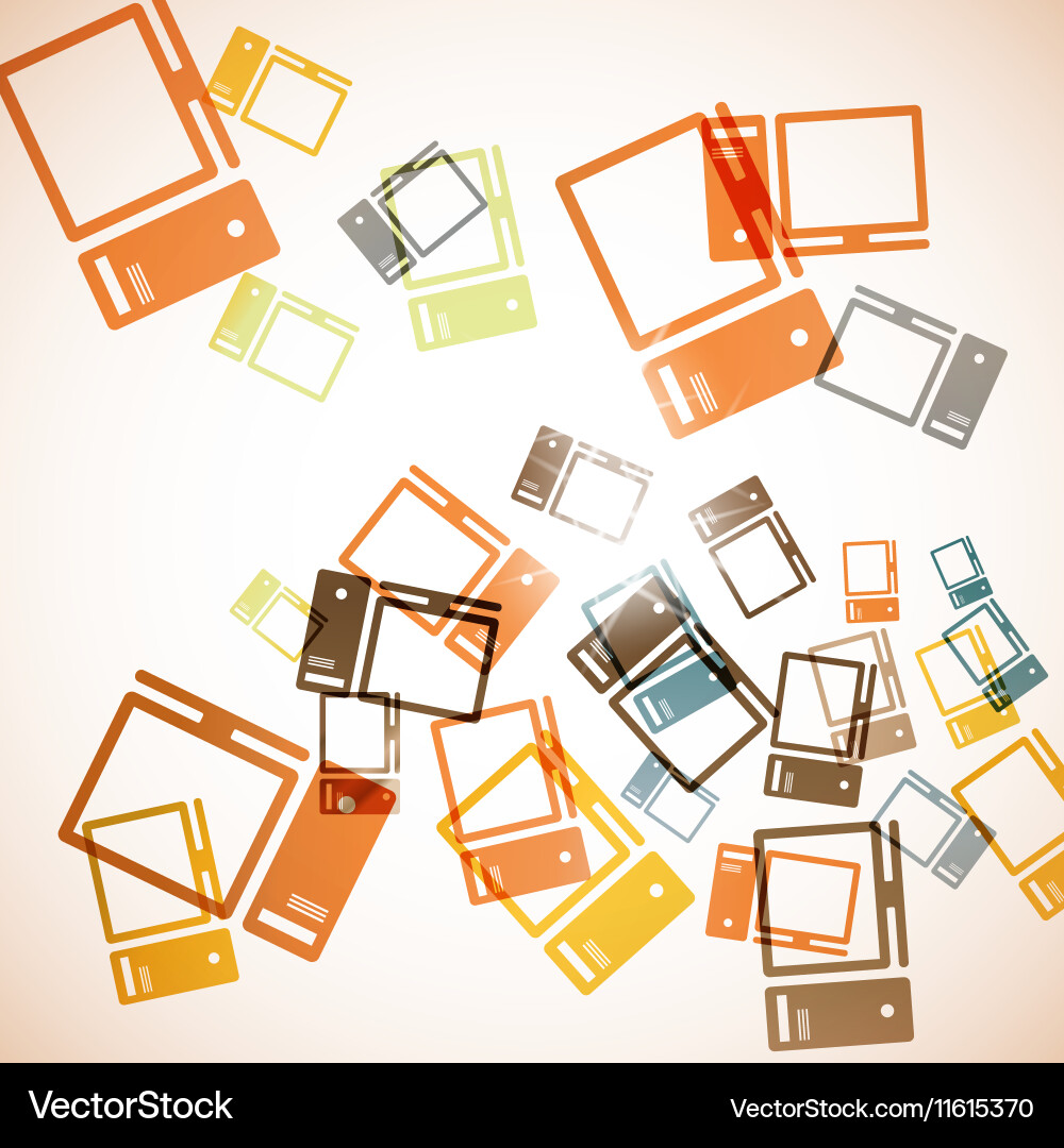 Abstract background computer vector image