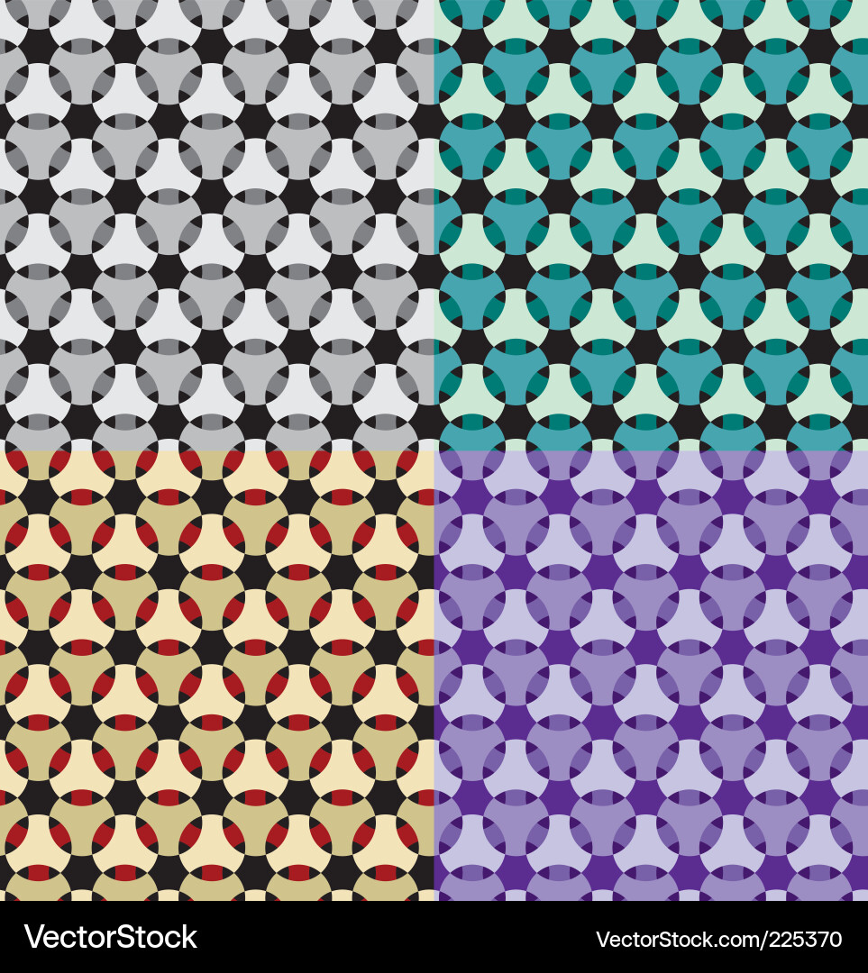 Geometric Circle Pattern vector image