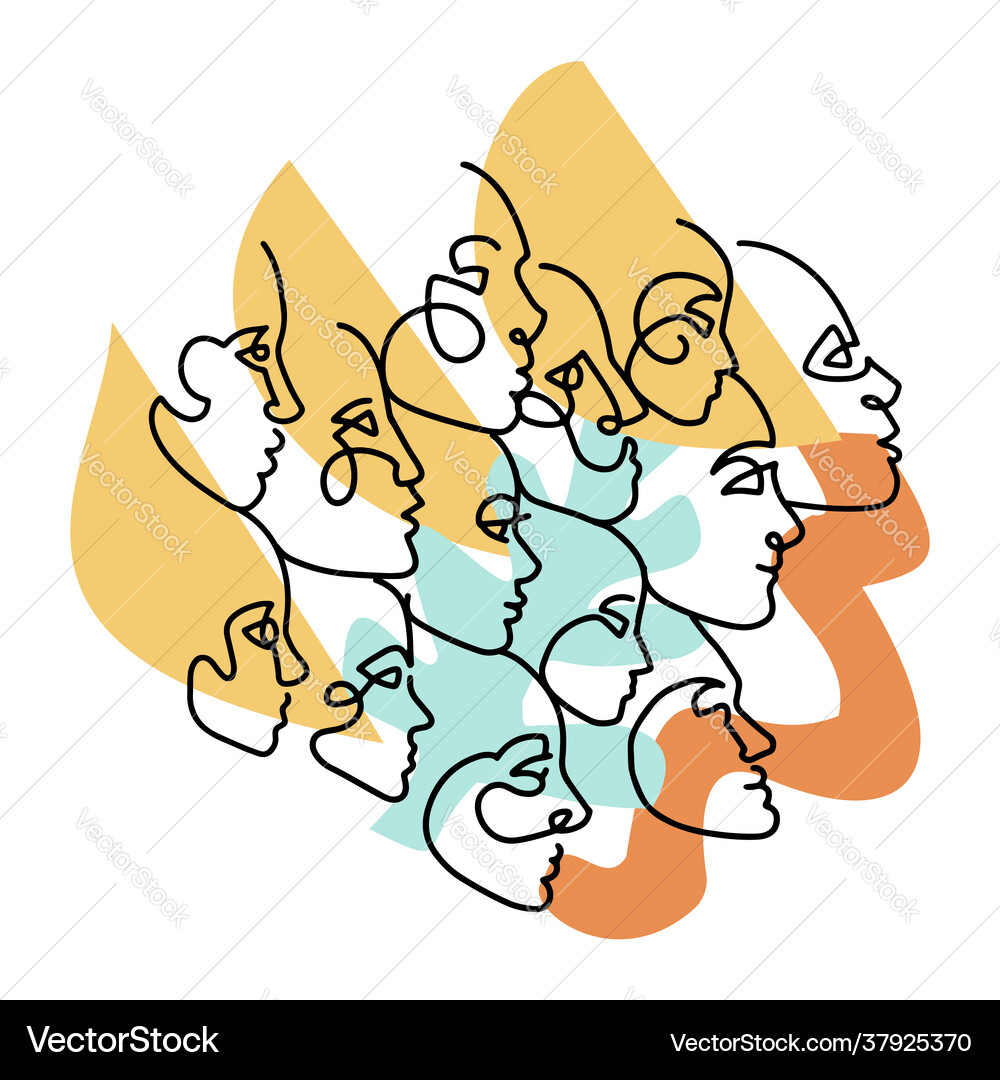 Minimal linear style print isolated concept Minimal linear style print isolated concept vector image