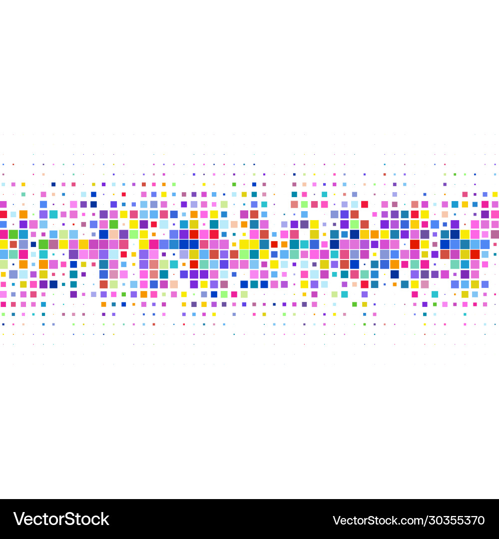 Pattern with a colorful squares Vector Image