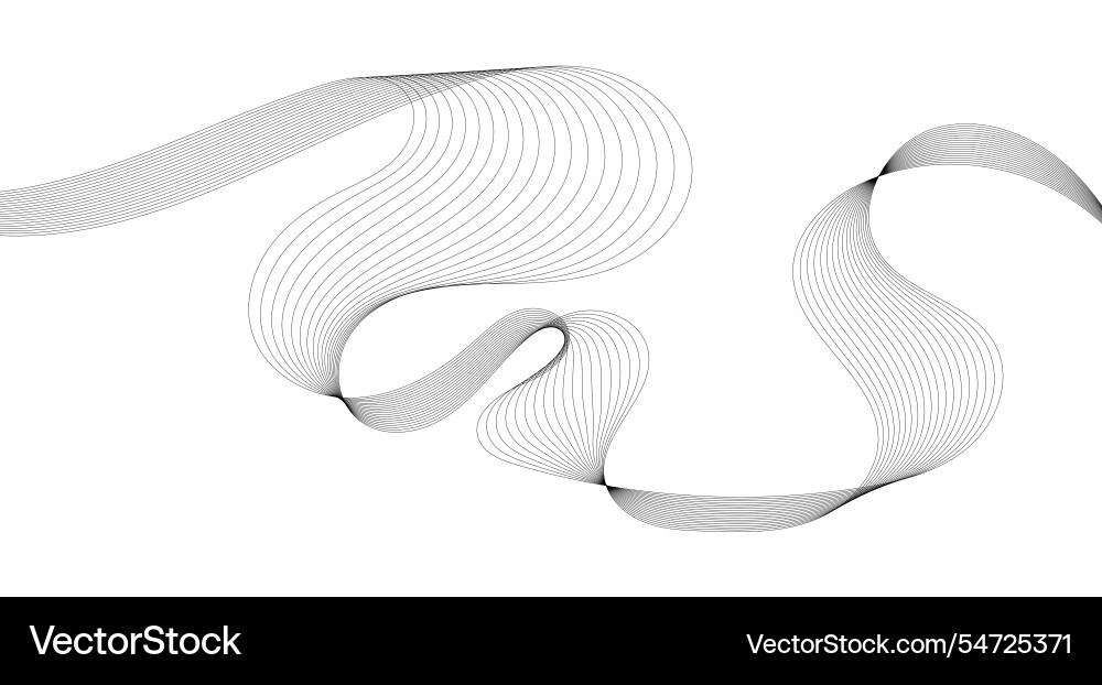 Flowing dots particles wave pattern Flowing dots particles wave pattern vector image