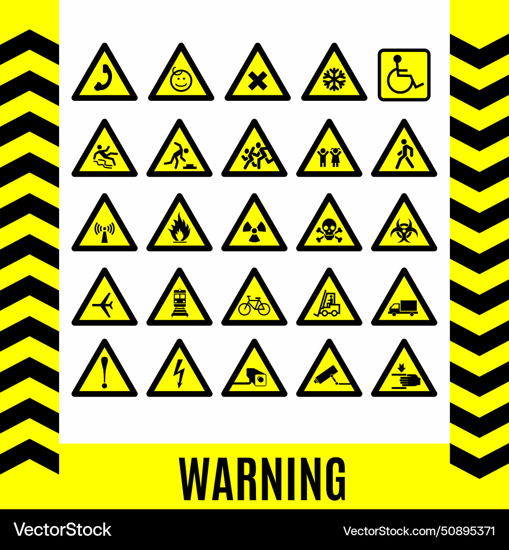Guide signs set of iso prohibited actions p Guide signs set of iso prohibited actions p vector image