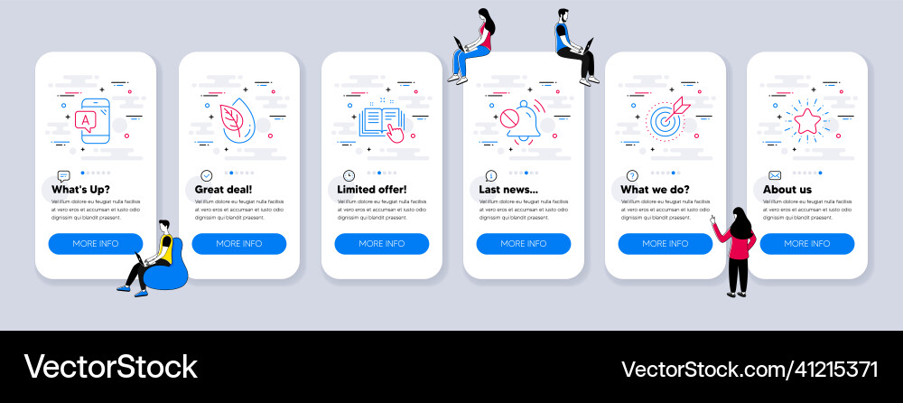 Technology icons set included icon as ab testing Technology icons set included icon as ab testing vector image