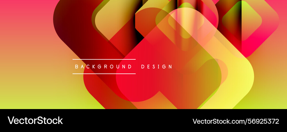 Abstract geometric shapes overlap creating Abstract geometric shapes overlap creating Vector Image