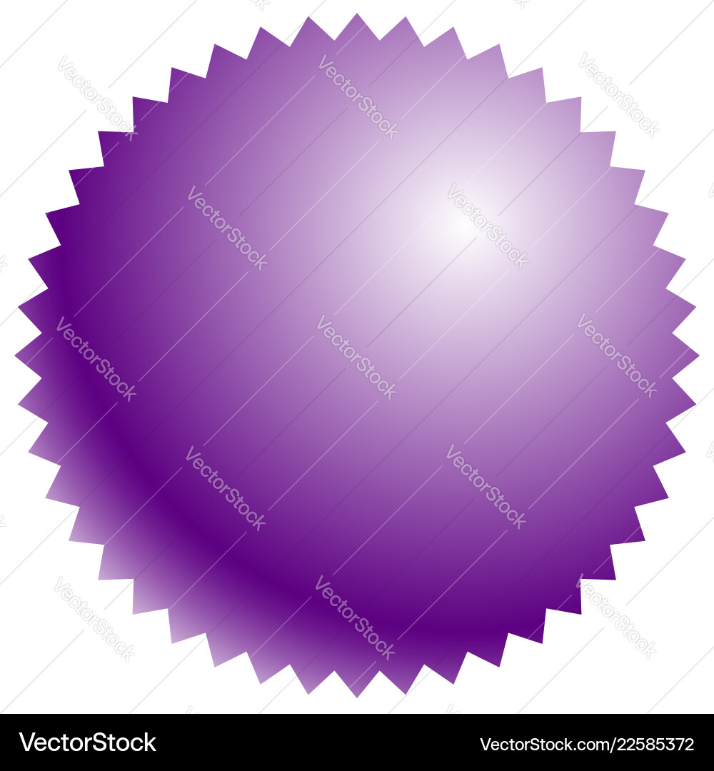 Badge button shape with blank space background Badge button shape with blank space background Vector Image