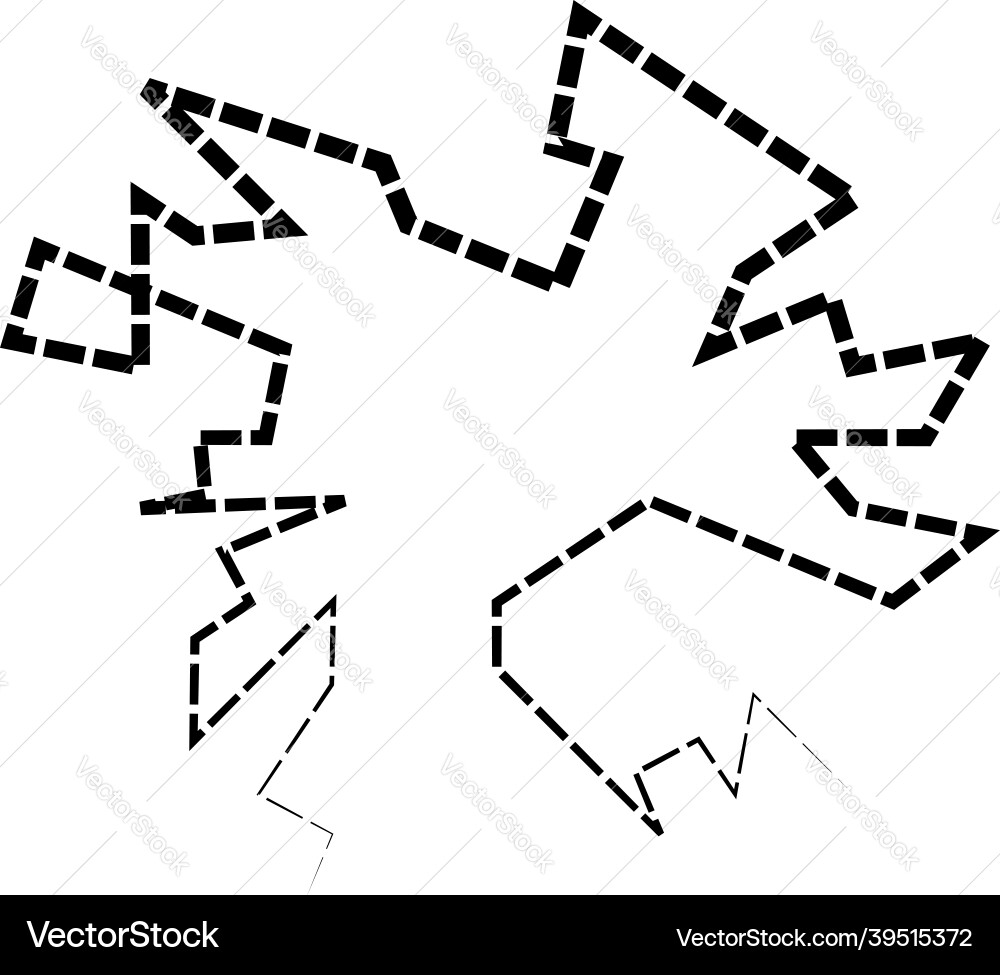 Geometric random circular element abstract Vector Image