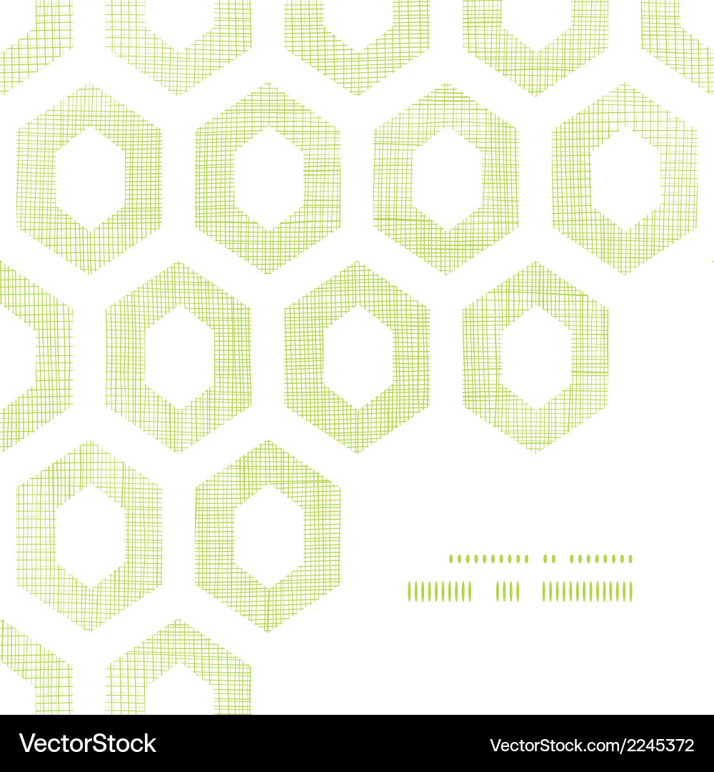 Honeycomb Pattern Fabric Texture Vector Image