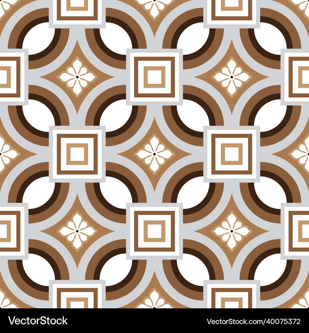 Tile pattern design Vector Image