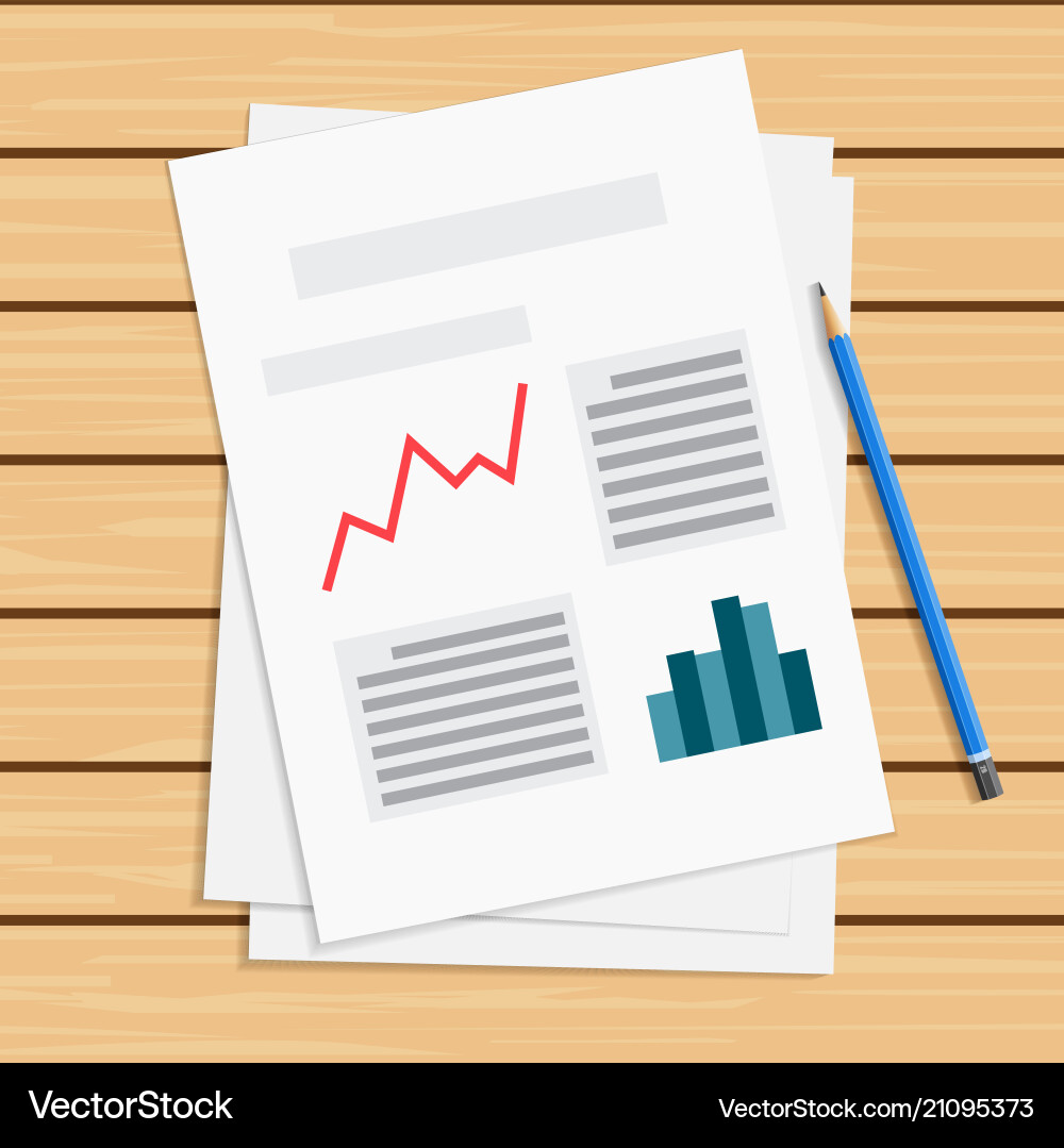 Analysis of statistical data research Analysis of statistical data research vector image