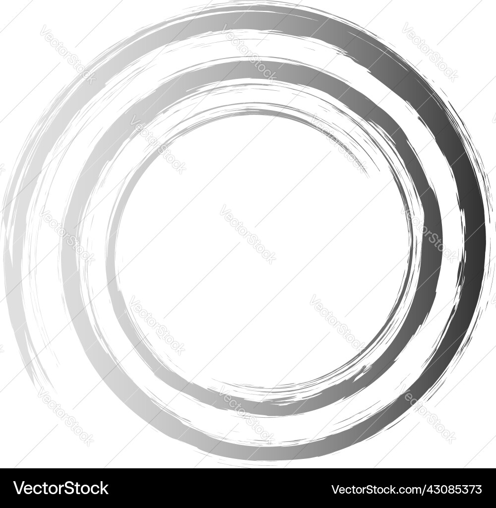 Grungy textured spiral design element Vector Image