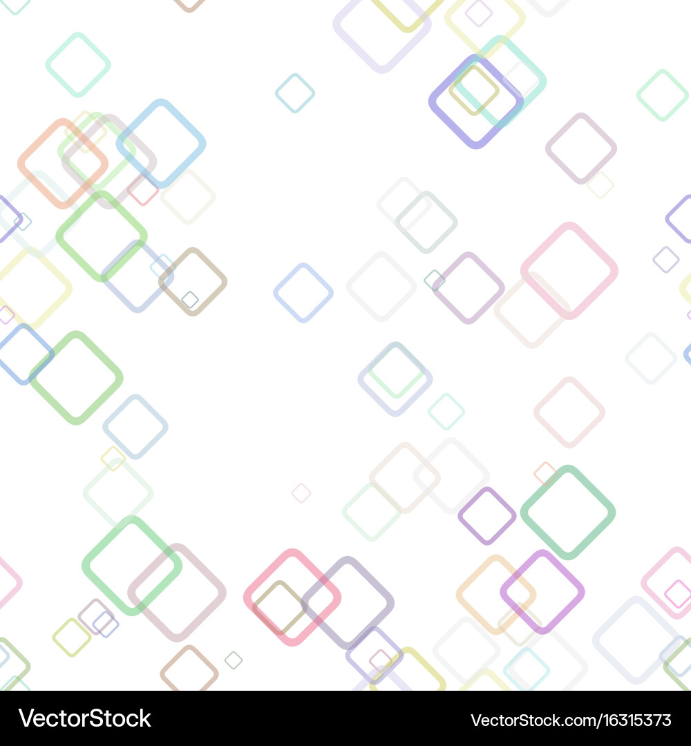 Seamless geometric square pattern background Vector Image