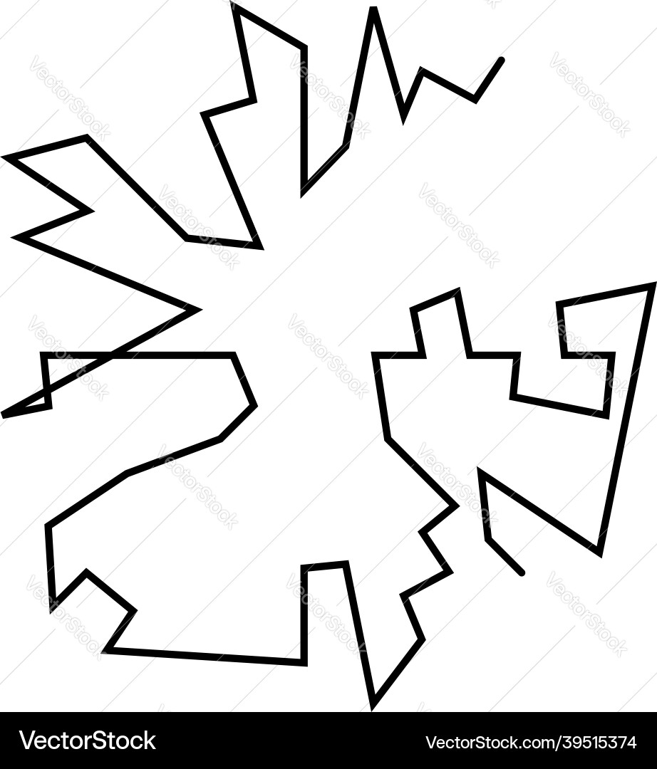 Geometric random circular element abstract Vector Image