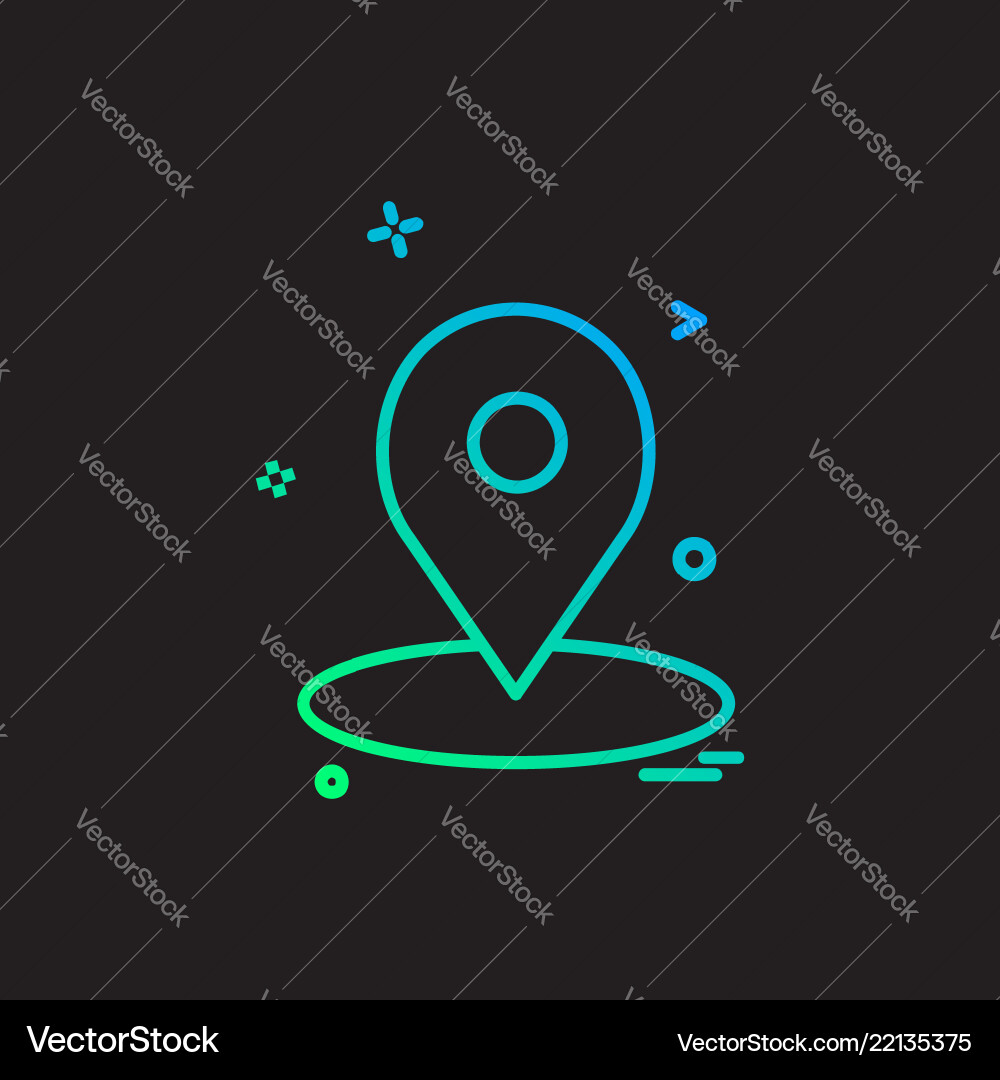 Navigation icon design Vector Image