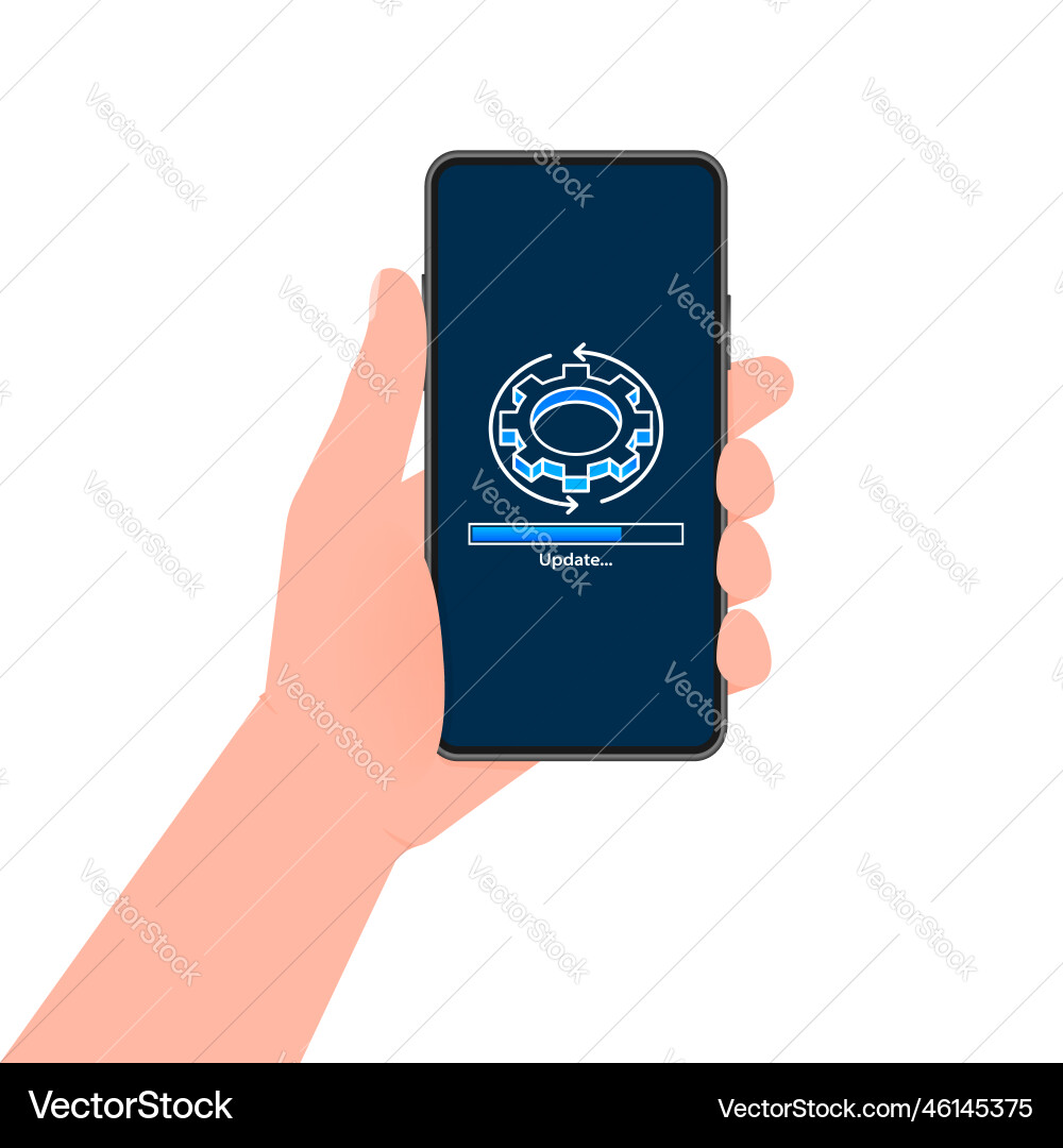 System software update and upgrade install new System software update and upgrade install new Vector Image