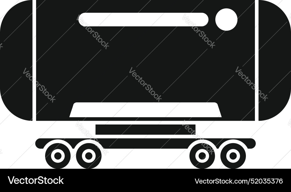 Big tank trailer for milk or oil transportation Big tank trailer for milk or oil transportation vector image