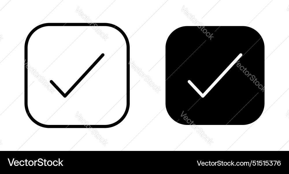 Check icon Royalty Free Vector Image - VectorStock