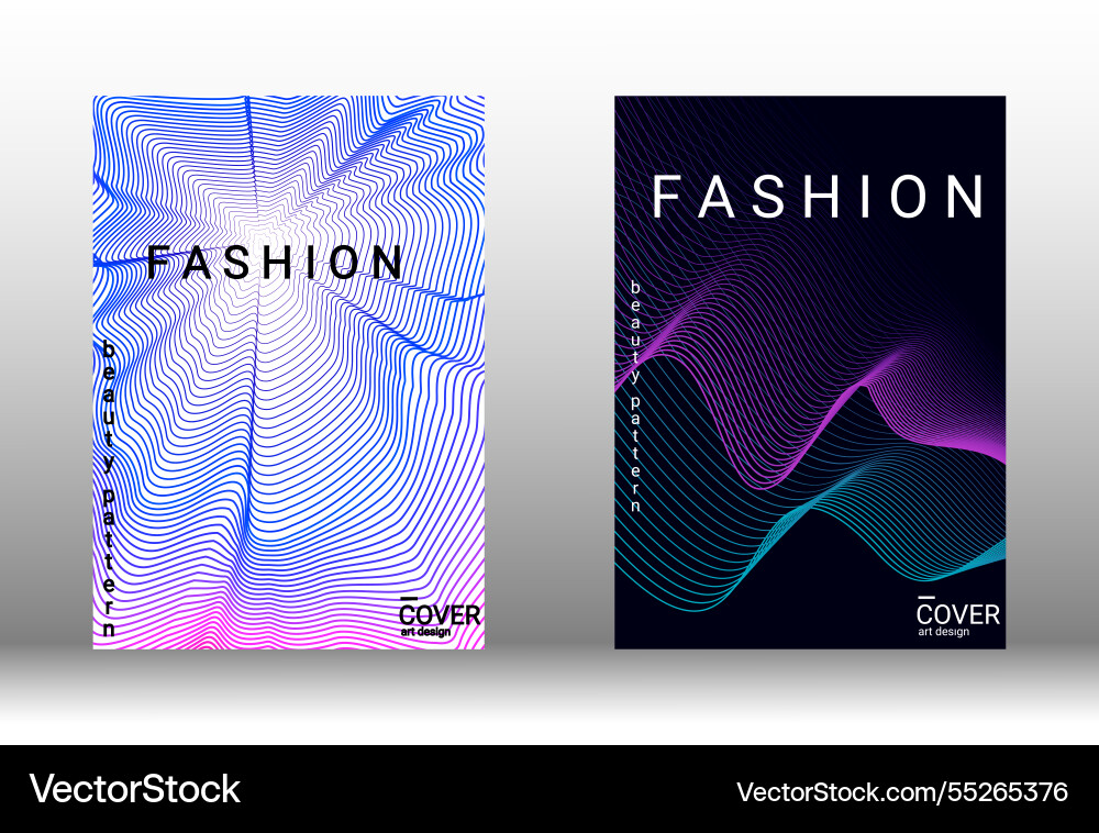 Creative abstract design with smooth gradient vector image
