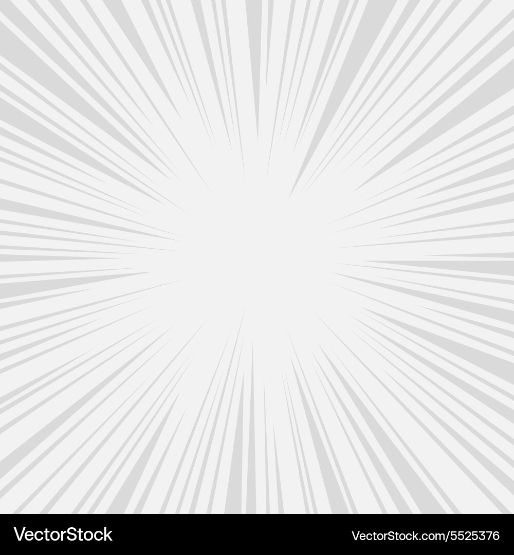 Radial Speed Lines - Dynamic Effect vector image