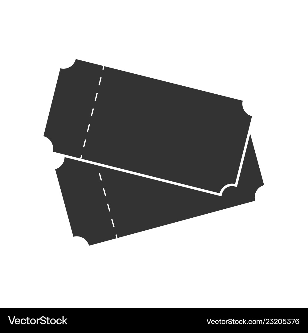 Ticket Icon - Event Pass vector image