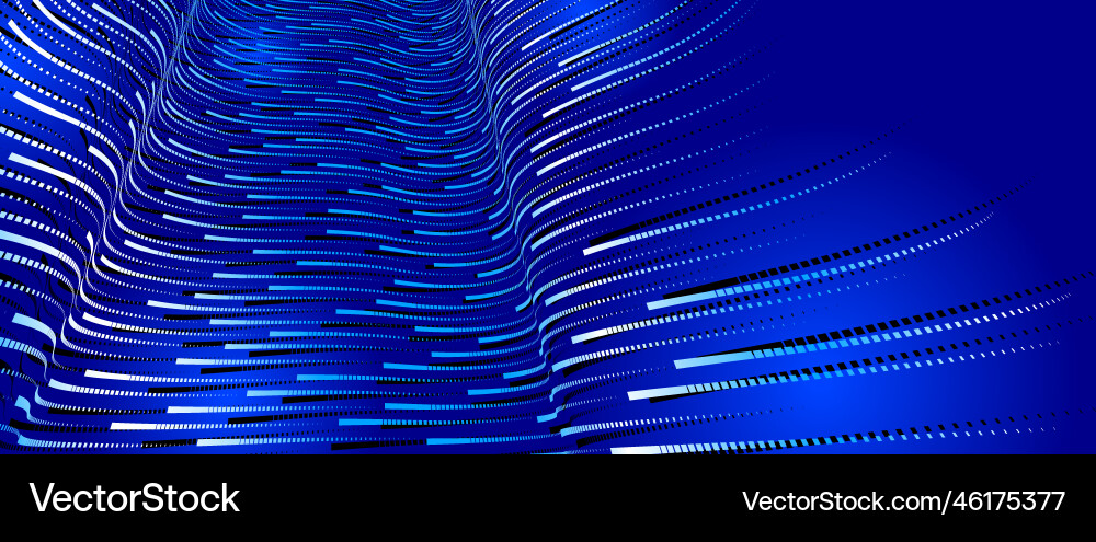Big data flow technology and science background Big data flow technology and science background vector image