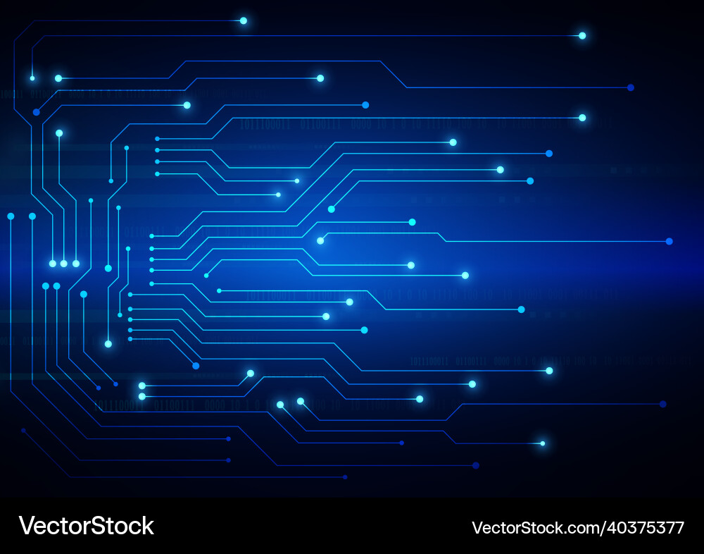 Circuit technology background with hi-tech digital Circuit technology background with hi-tech digital vector image