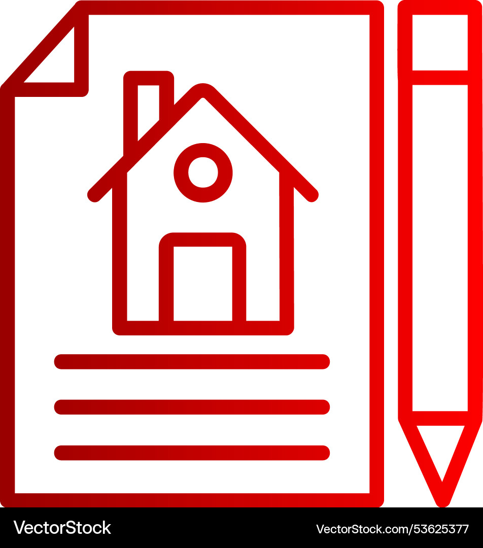 Development line gradient icon vector image