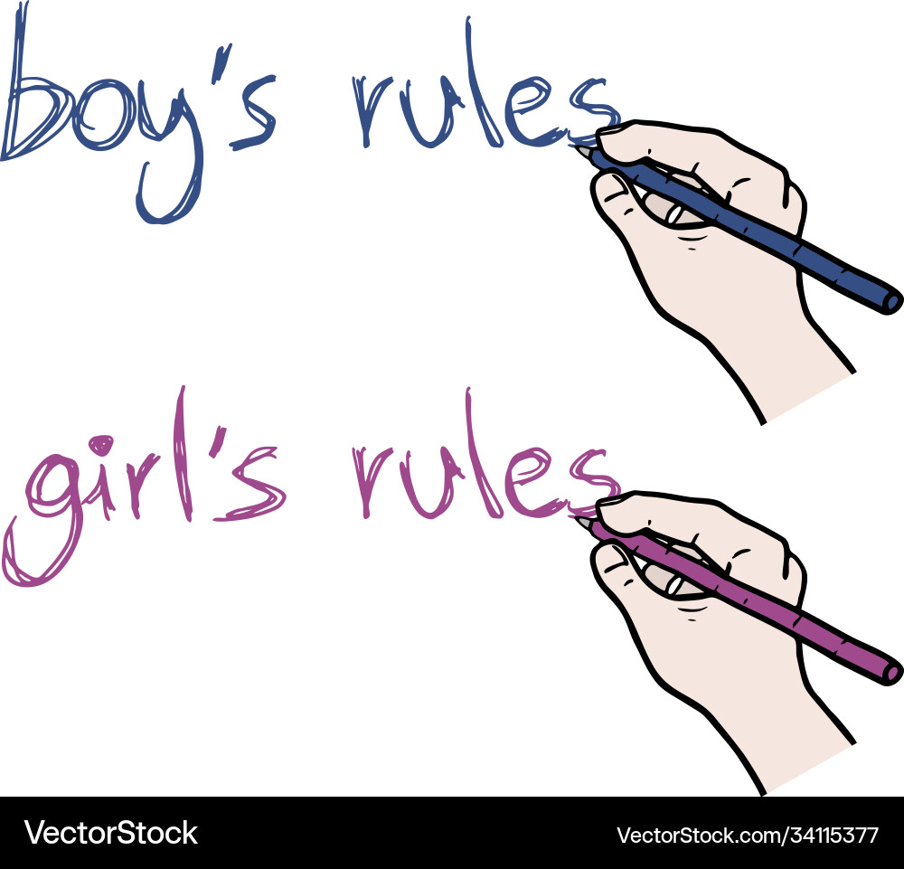 Message rules Vector Image