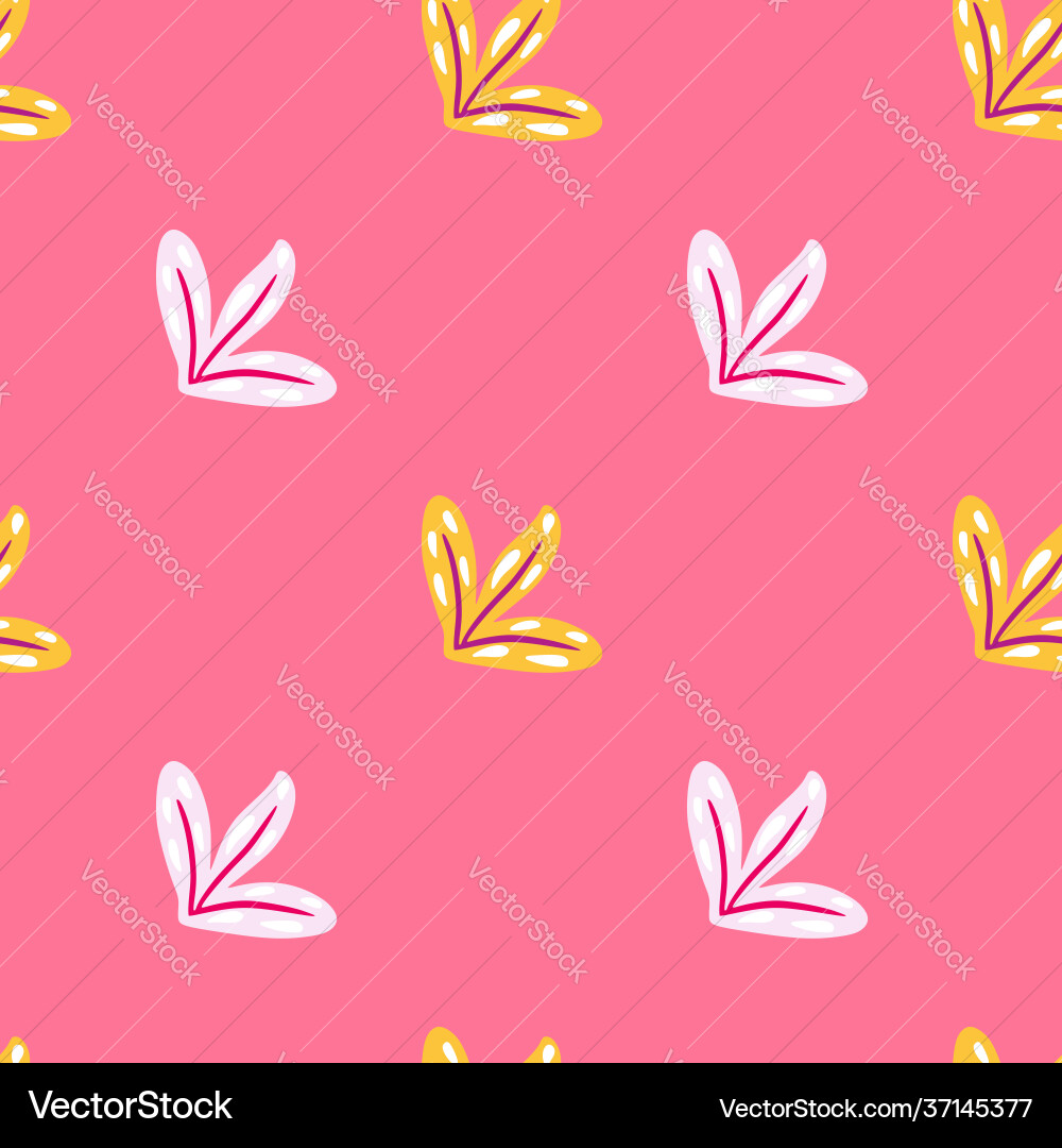Minimalistic style seamless pattern with doodle Vector Image