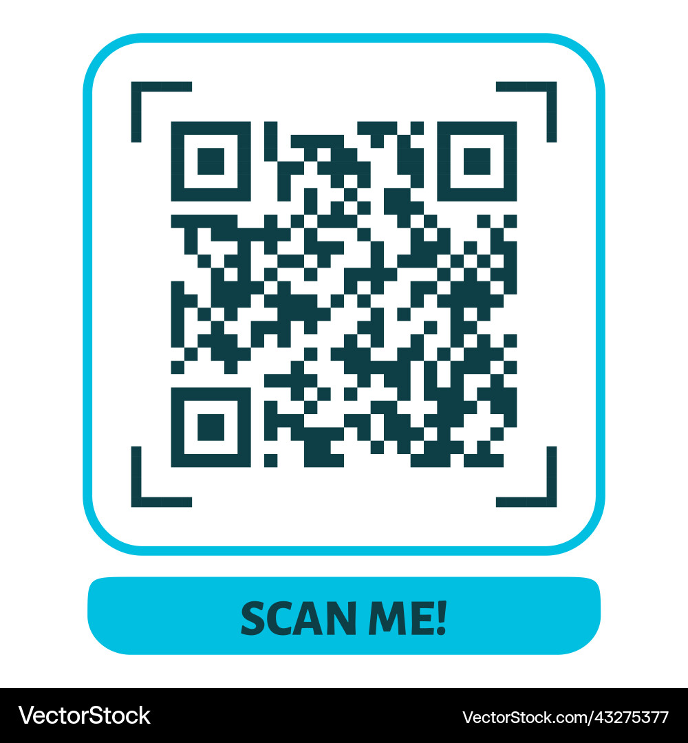 Scannen Sie mich qr Code Design für Zahlungstext Scannen Sie mich qr Code Design für Zahlungstext vektorbild