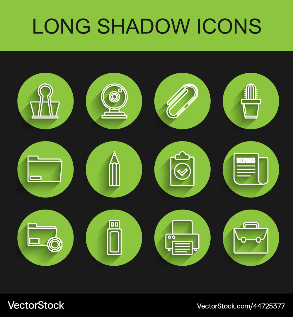 Set line folder settings with gears usb flash Set line folder settings with gears usb flash Vector Image