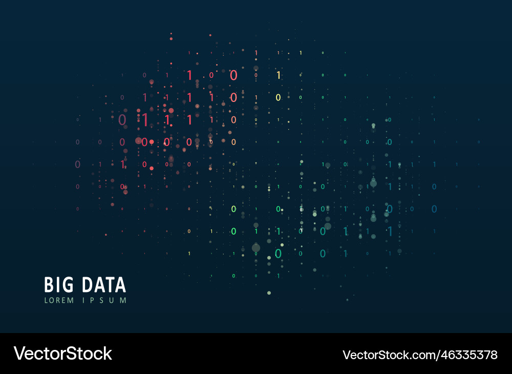Abstract artificial intelligence element Vector Image