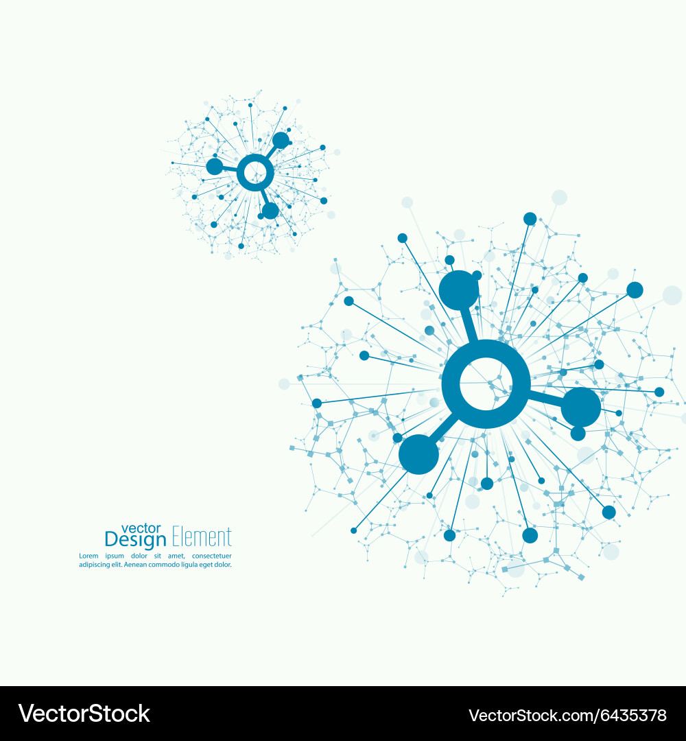 Array with dynamic emitted particles Vector Image